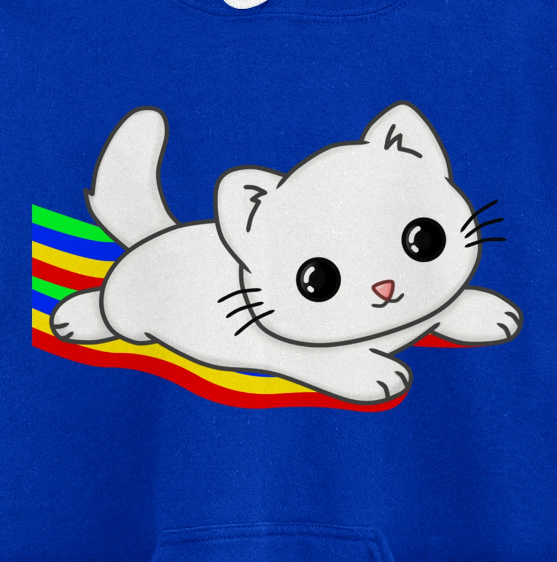 Sliding on a rainbow Cat Tee | Cat Lovers Pullover Hoodie