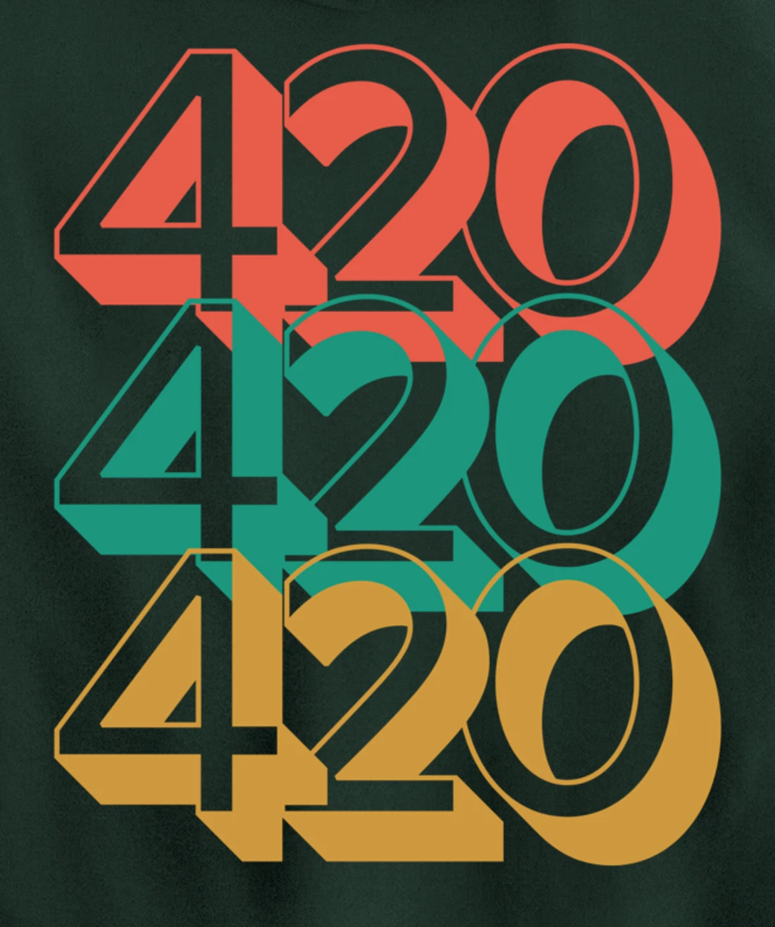 420 420 420 Legalize Marijuana Weed Pullover Hoodie