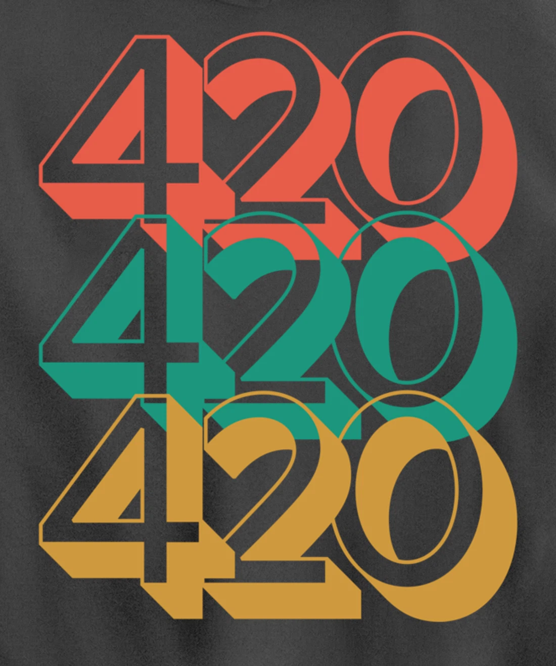 420 420 420 Legalize Marijuana Weed Pullover Hoodie