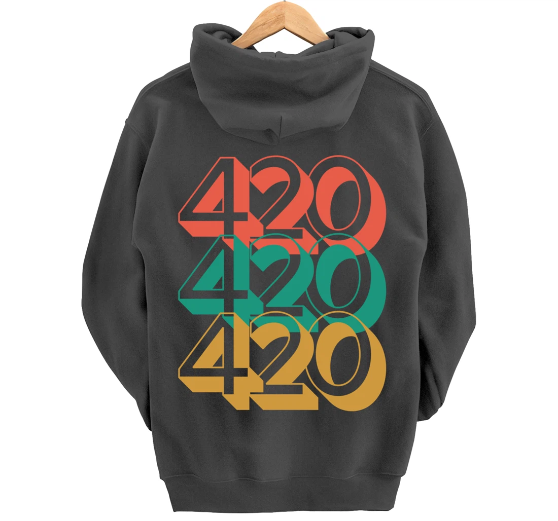 420 420 420 Legalize Marijuana Weed Pullover Hoodie