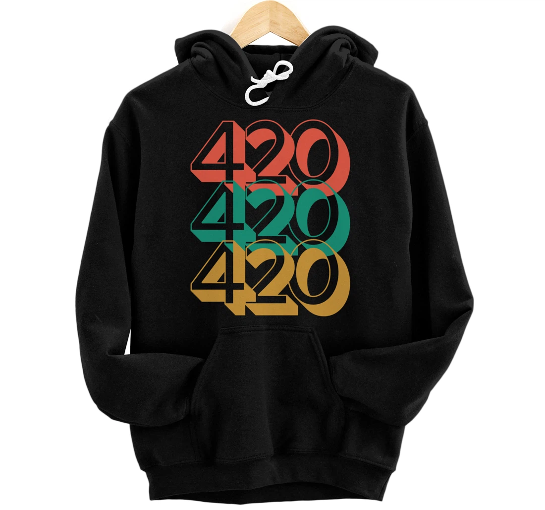 420 420 420 Legalize Marijuana Weed Pullover Hoodie