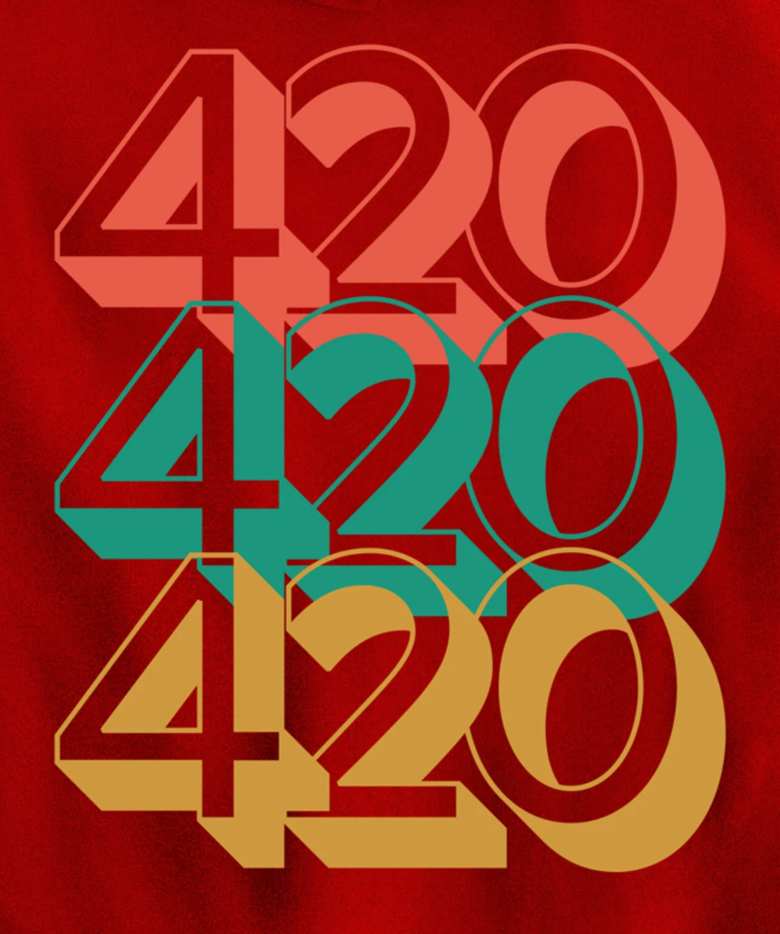 420 420 420 Legalize Marijuana Weed Pullover Hoodie
