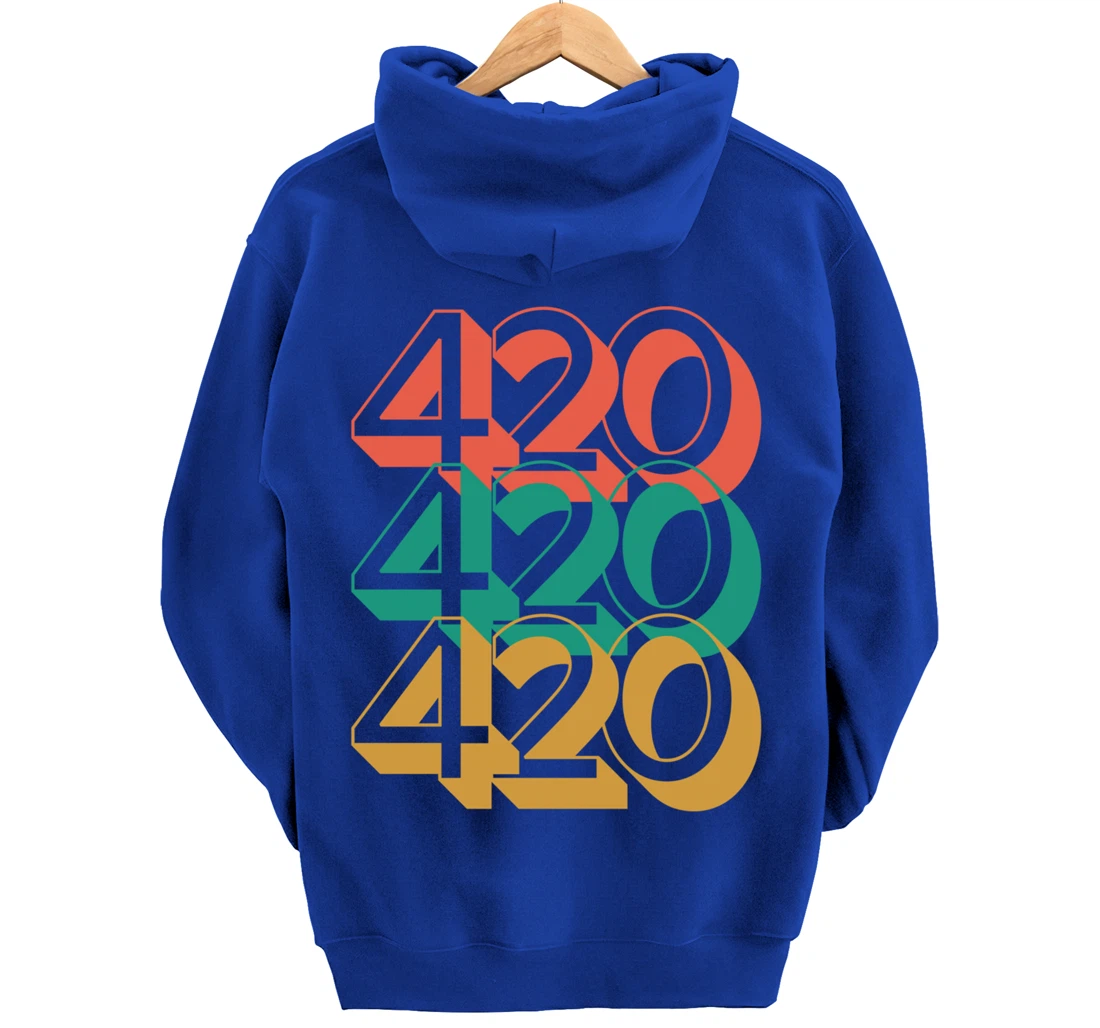 420 420 420 Legalize Marijuana Weed Pullover Hoodie