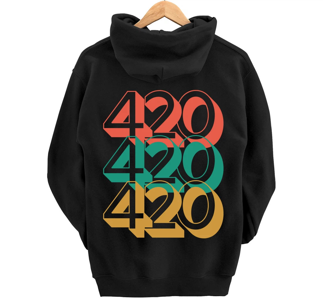 420 420 420 Legalize Marijuana Weed Pullover Hoodie