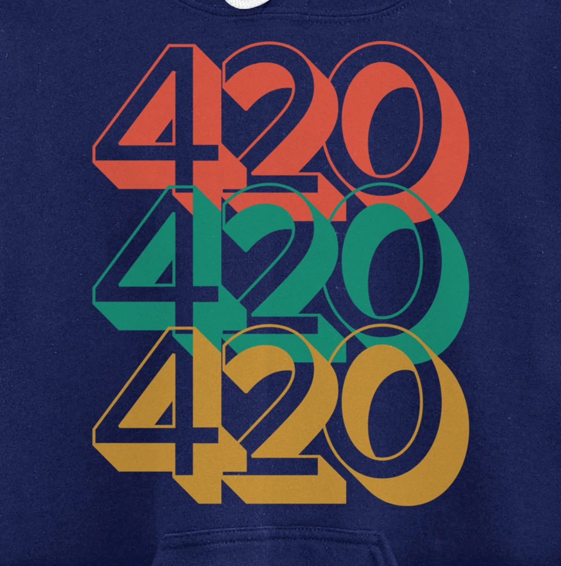 420 420 420 Legalize Marijuana Weed Pullover Hoodie