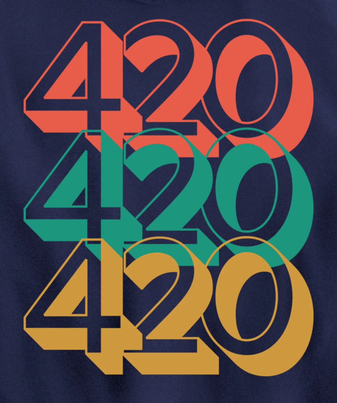 420 420 420 Legalize Marijuana Weed Pullover Hoodie