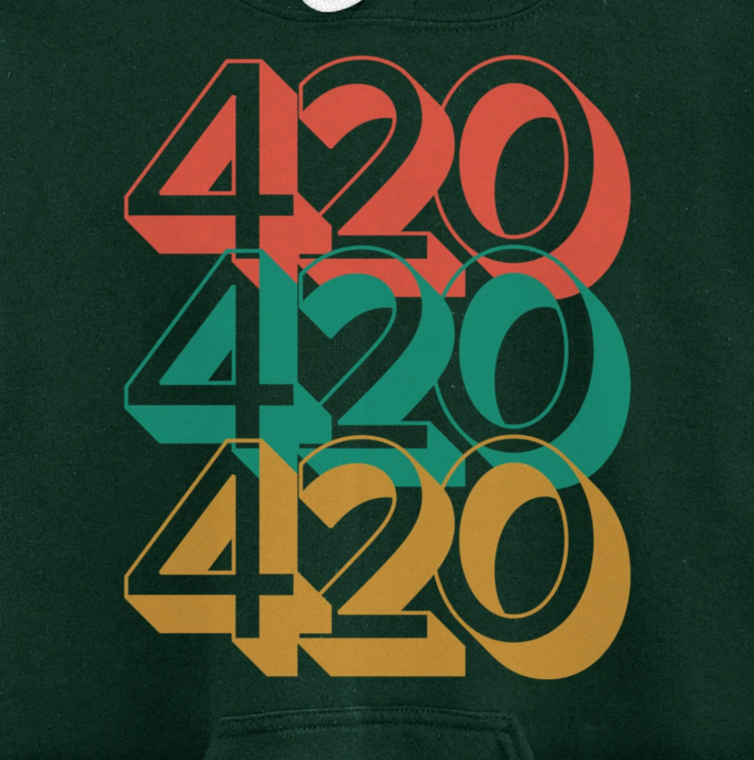 420 420 420 Legalize Marijuana Weed Pullover Hoodie