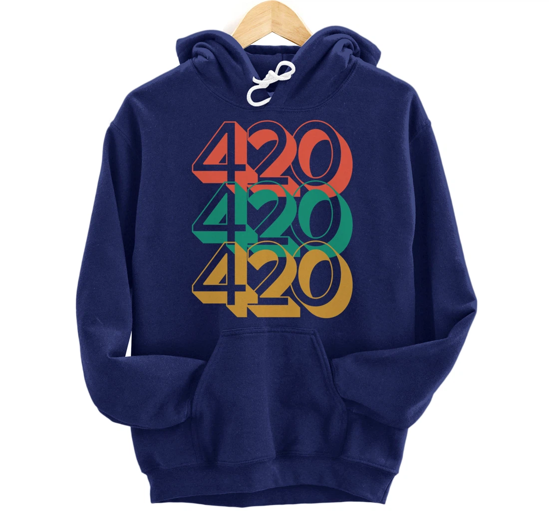 420 420 420 Legalize Marijuana Weed Pullover Hoodie