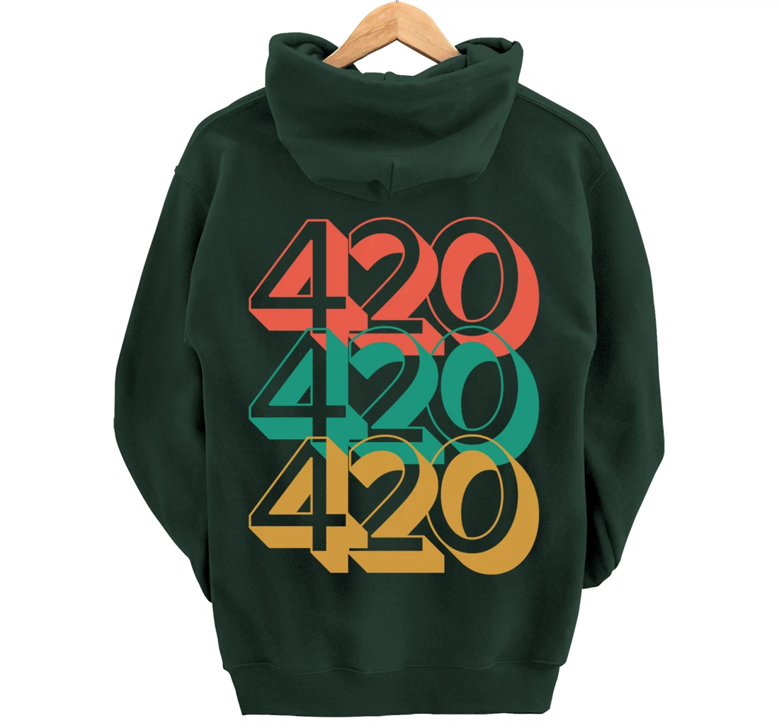420 420 420 Legalize Marijuana Weed Pullover Hoodie
