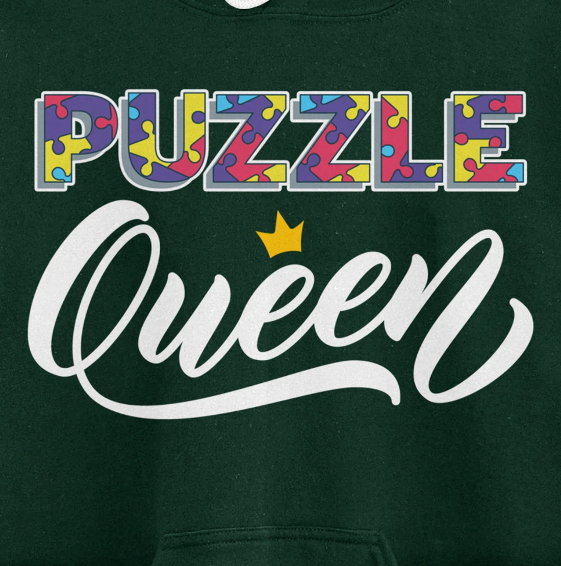 Puzzle Queen Shirt Funny Puzzleologist Lover Jigsaw Puzzle Pullover Hoodie
