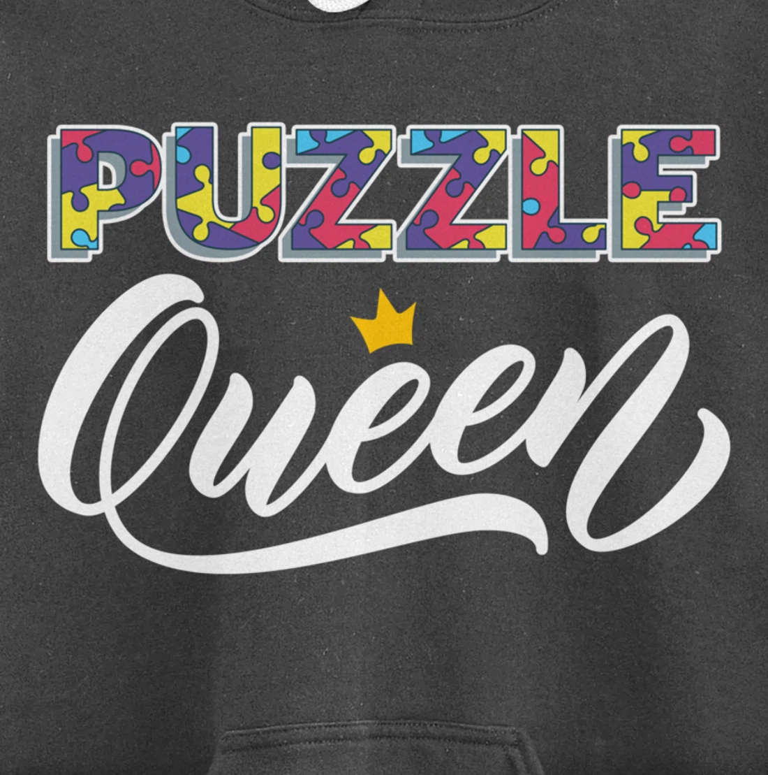 Puzzle Queen Shirt Funny Puzzleologist Lover Jigsaw Puzzle Pullover Hoodie