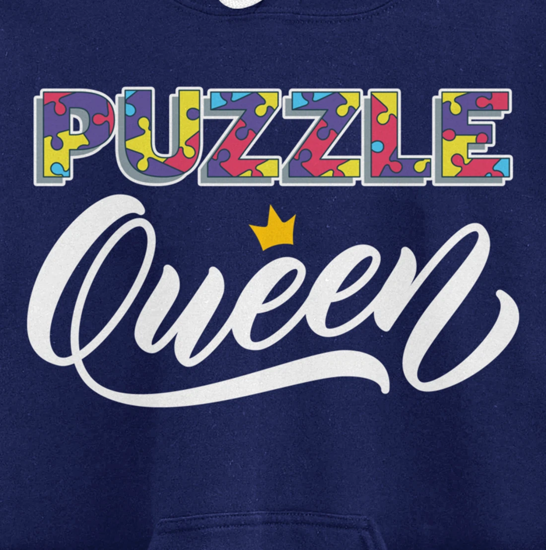 Puzzle Queen Shirt Funny Puzzleologist Lover Jigsaw Puzzle Pullover Hoodie
