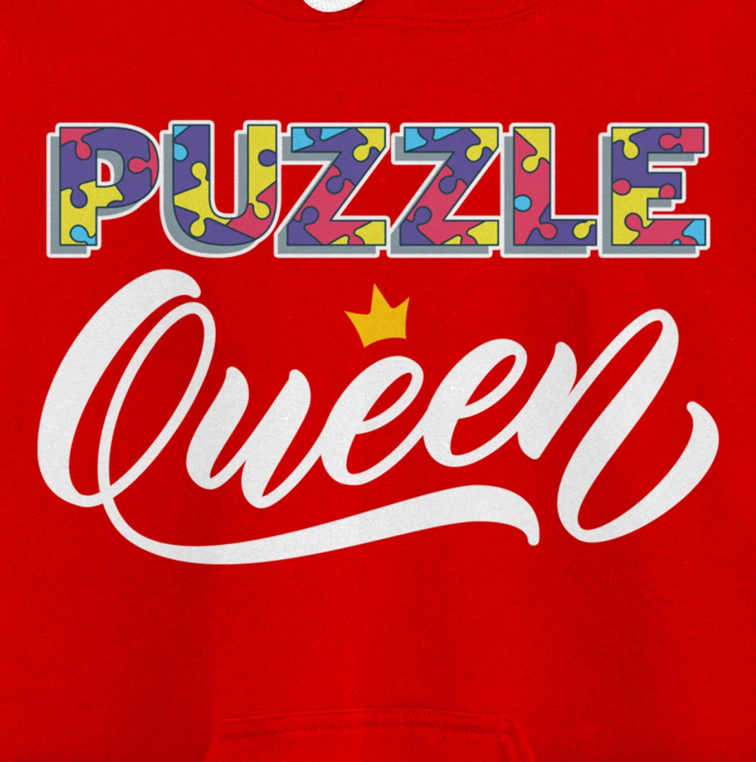 Puzzle Queen Shirt Funny Puzzleologist Lover Jigsaw Puzzle Pullover Hoodie
