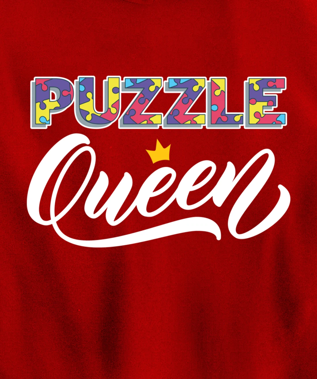 Puzzle Queen Shirt Funny Puzzleologist Lover Jigsaw Puzzle Pullover Hoodie