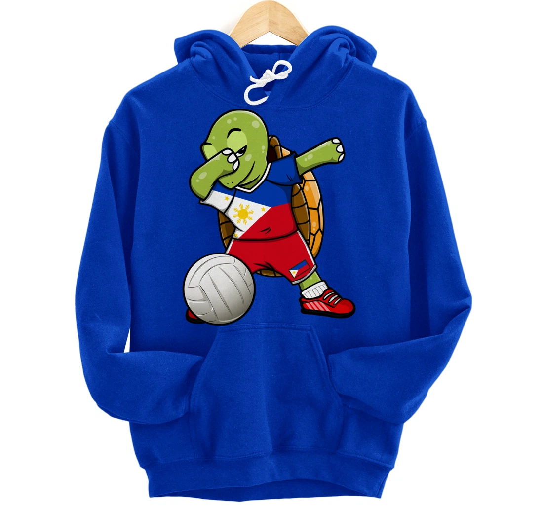 Dabbing Turtle Philippines Volleyball Fans Jersey Sport Flag Pullover Hoodie