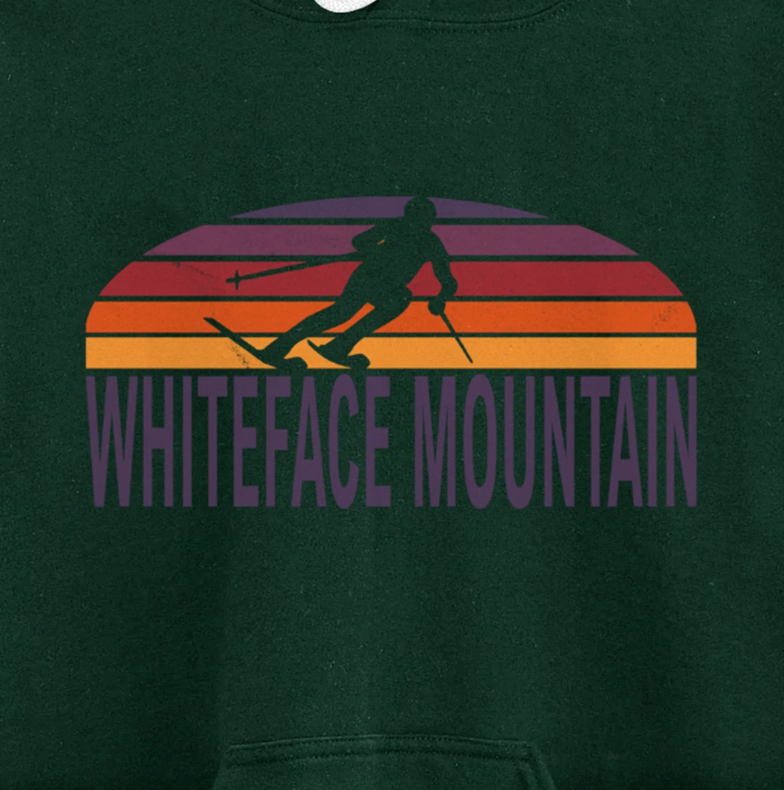 Whiteface Mountain Wilmington New York USA Ski Resort Pullover Hoodie