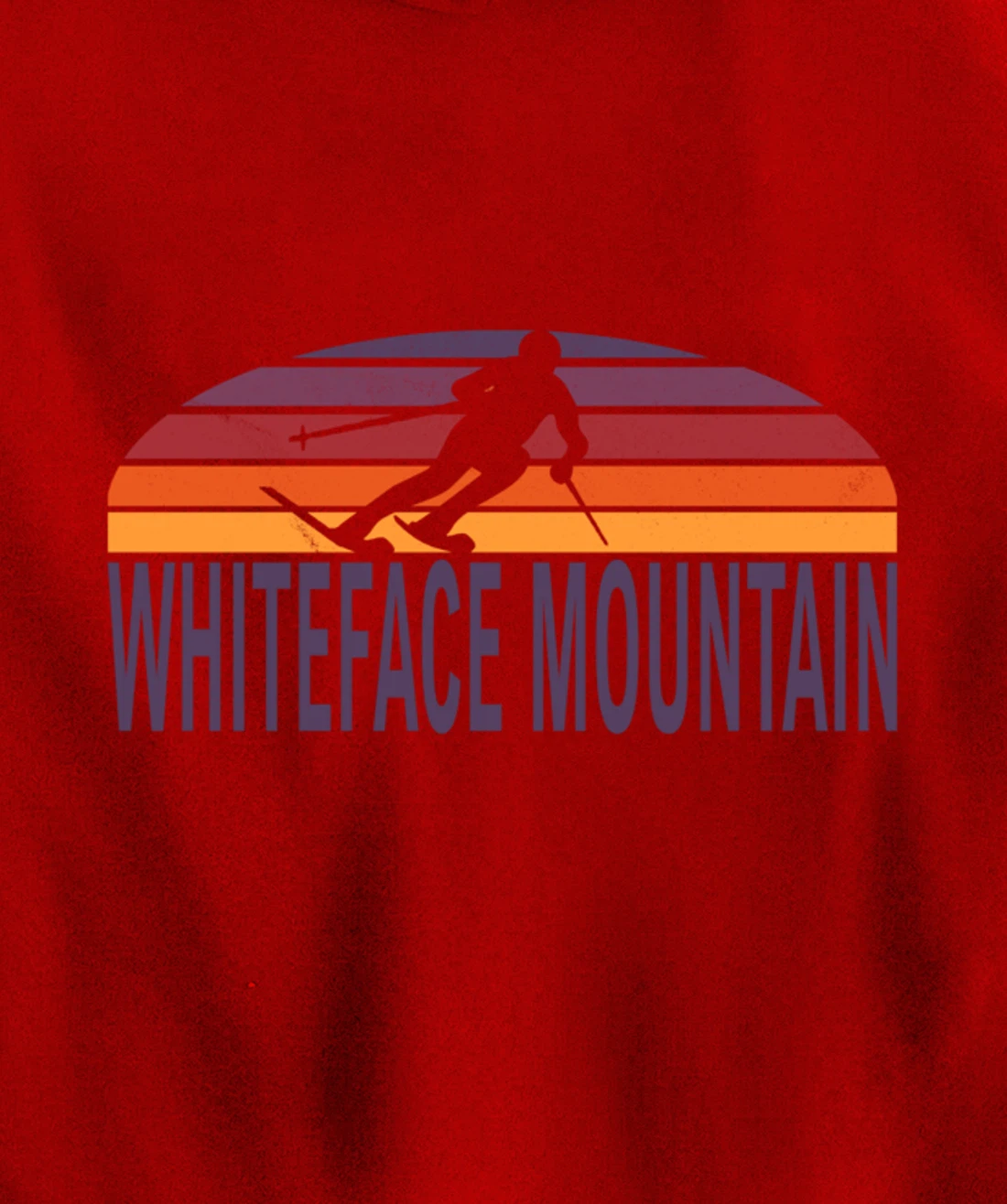 Whiteface Mountain Wilmington New York USA Ski Resort Pullover Hoodie