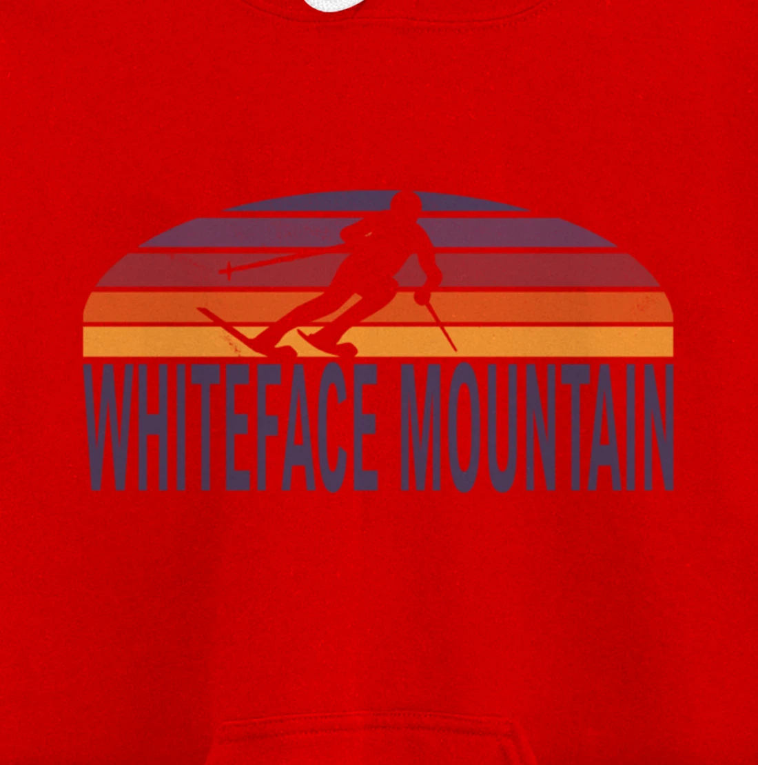 Whiteface Mountain Wilmington New York USA Ski Resort Pullover Hoodie