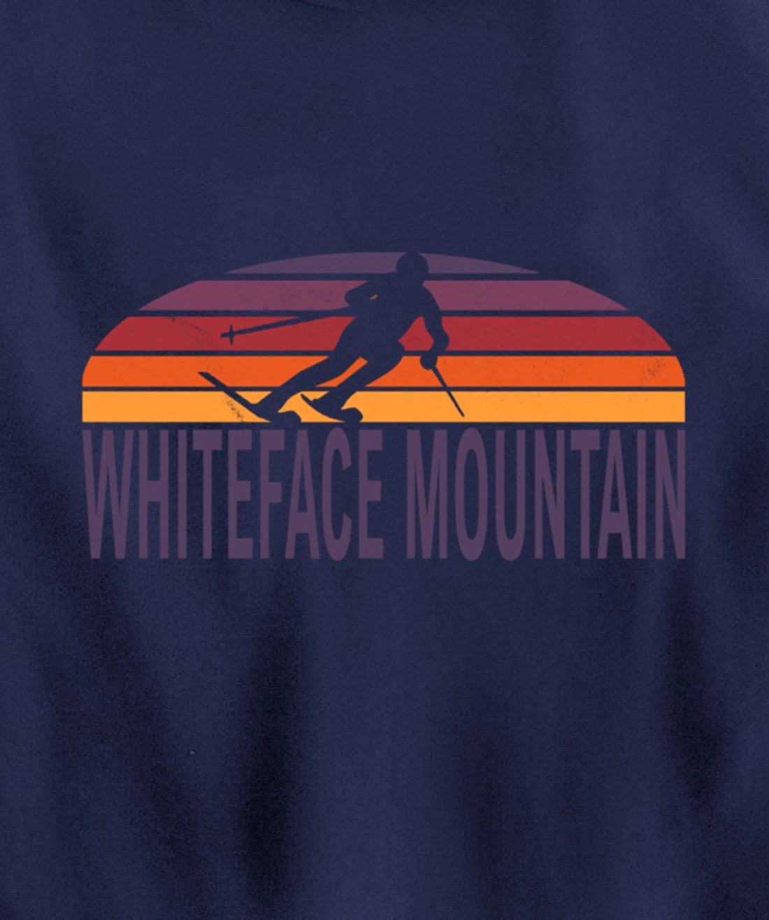 Whiteface Mountain Wilmington New York USA Ski Resort Pullover Hoodie