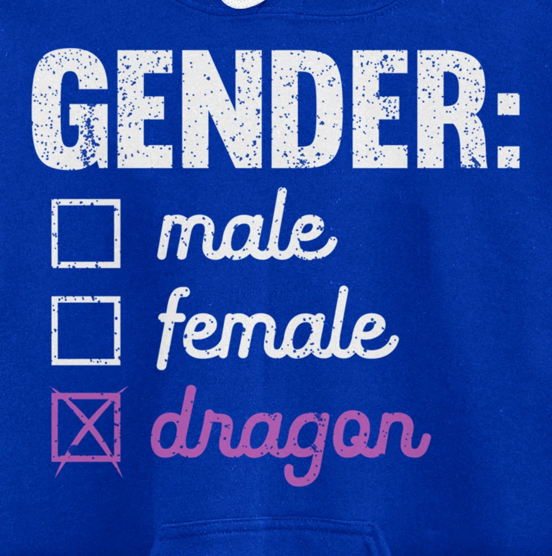Gender Male Female Dragon Funny Genderfluid Nonbinary Gift Pullover Hoodie