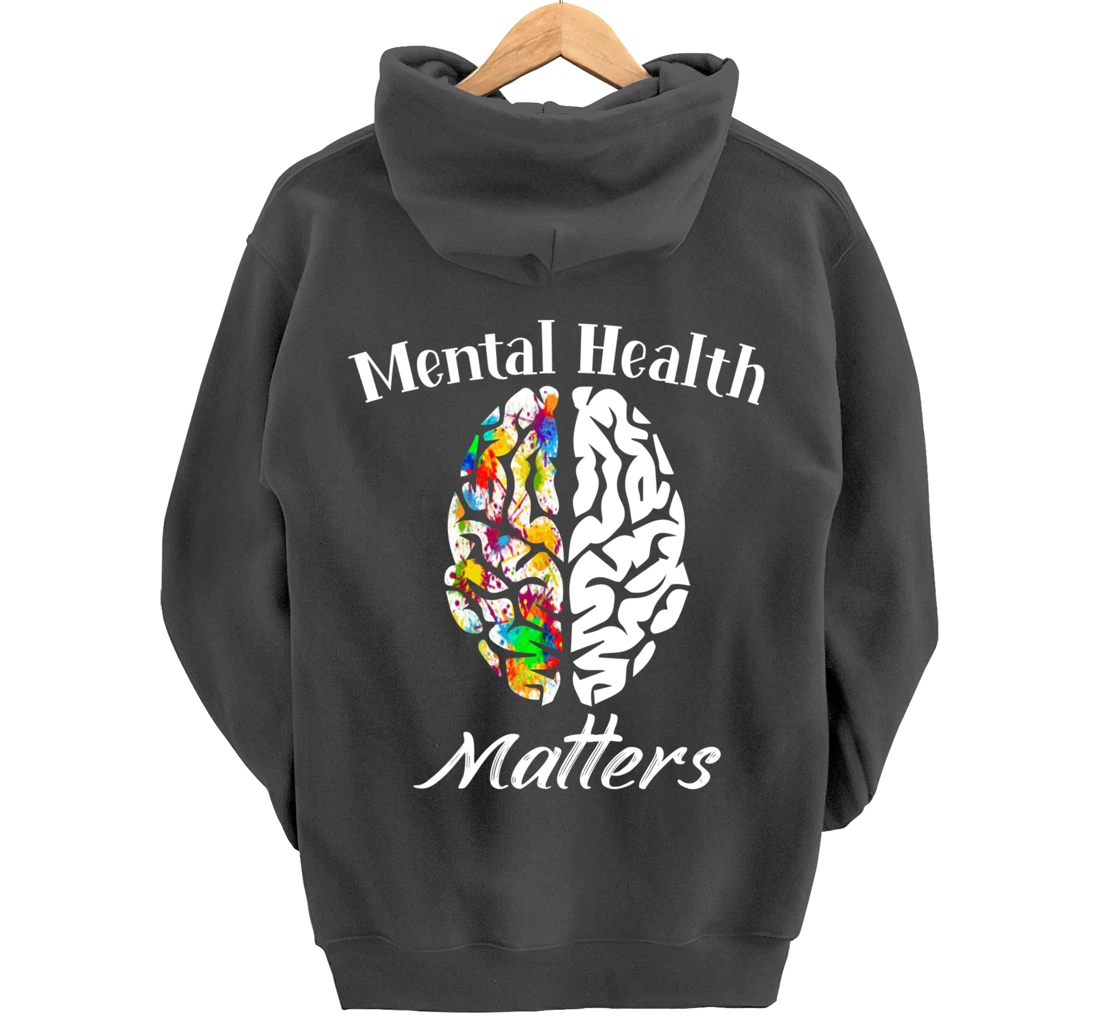 Mental Health Matters End The Stigma Mental Health Awareness Pullover Hoodie