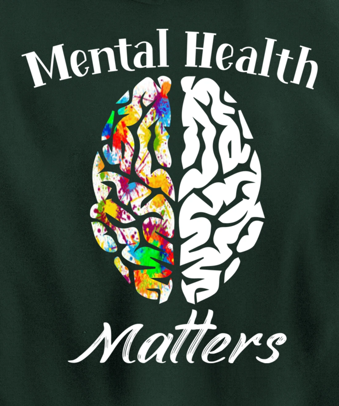 Mental Health Matters End The Stigma Mental Health Awareness Pullover Hoodie