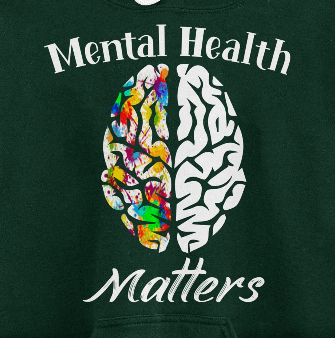 Mental Health Matters End The Stigma Mental Health Awareness Pullover Hoodie