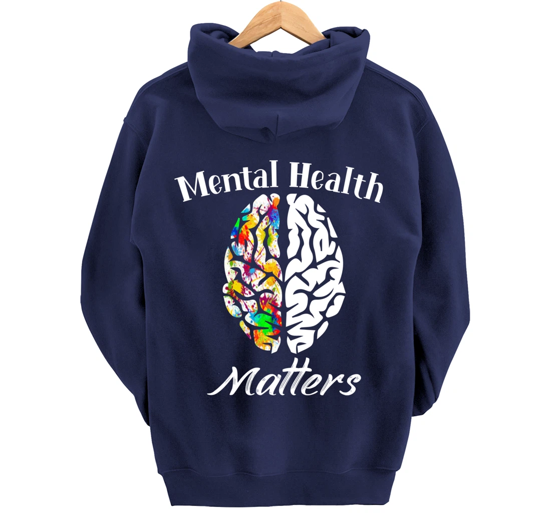 Mental Health Matters End The Stigma Mental Health Awareness Pullover Hoodie