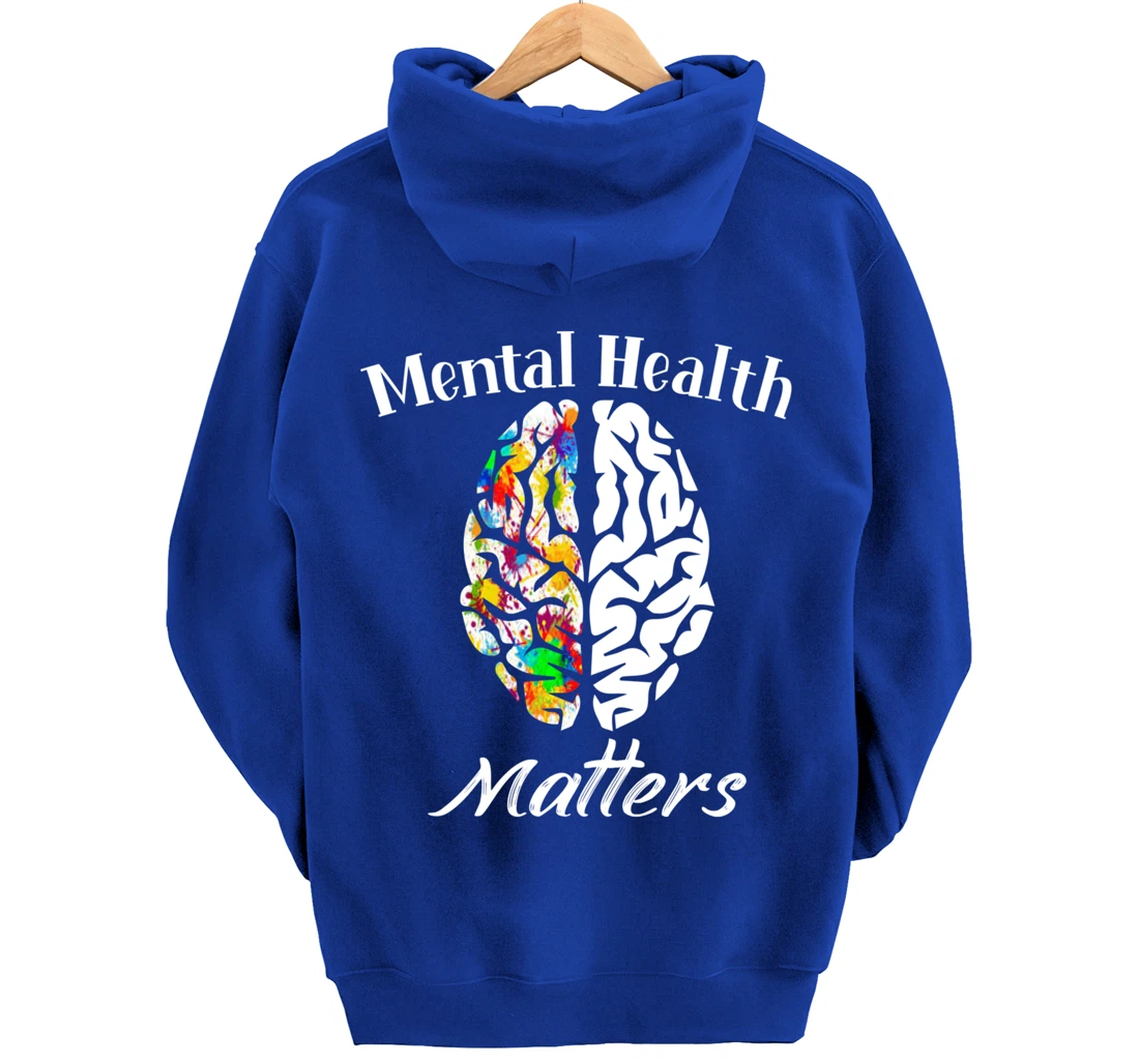 Mental Health Matters End The Stigma Mental Health Awareness Pullover Hoodie