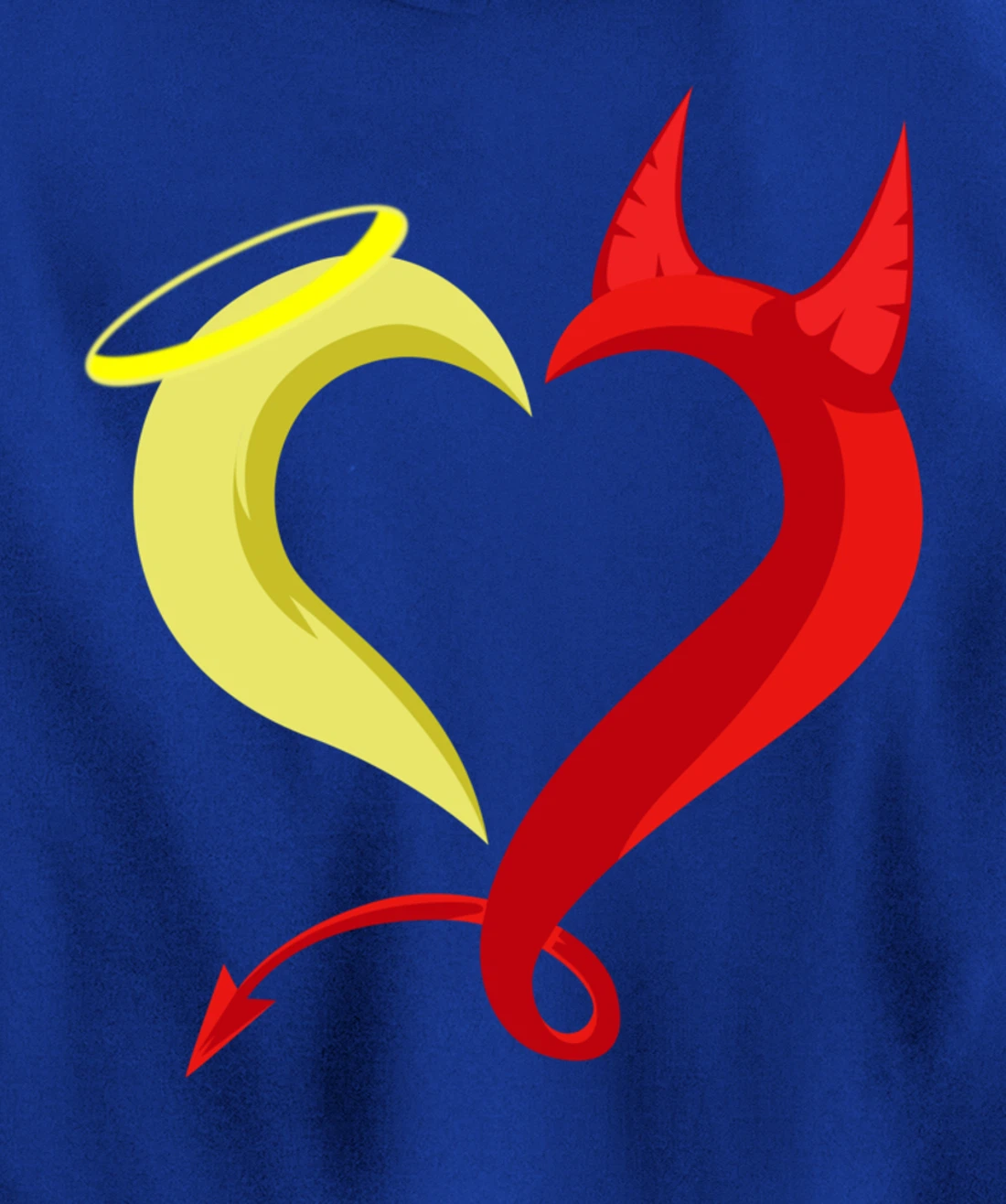 Love Angel Demon Christian And Religious Pullover Hoodie