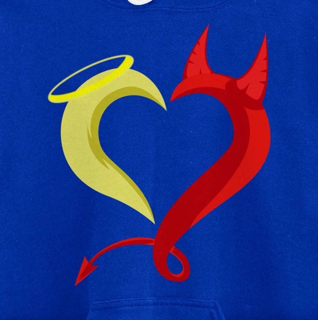 Love Angel Demon Christian And Religious Pullover Hoodie