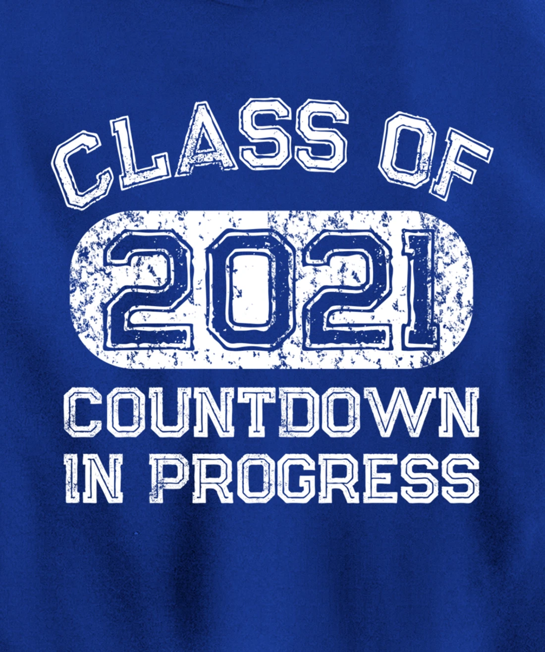 Senior 2021 Countdown to Graduation Gift Pullover Hoodie