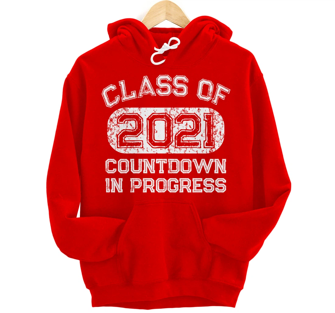 Senior 2021 Countdown to Graduation Gift Pullover Hoodie