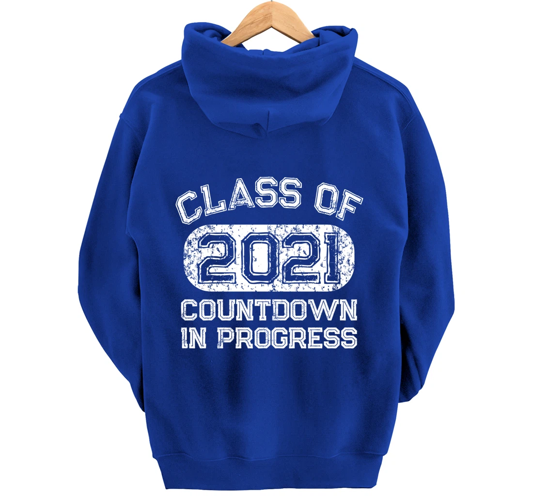 Senior 2021 Countdown to Graduation Gift Pullover Hoodie