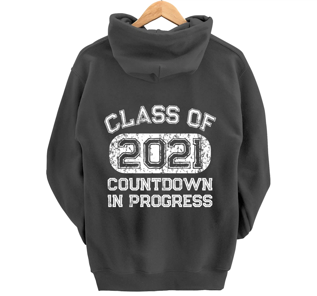 Senior 2021 Countdown to Graduation Gift Pullover Hoodie