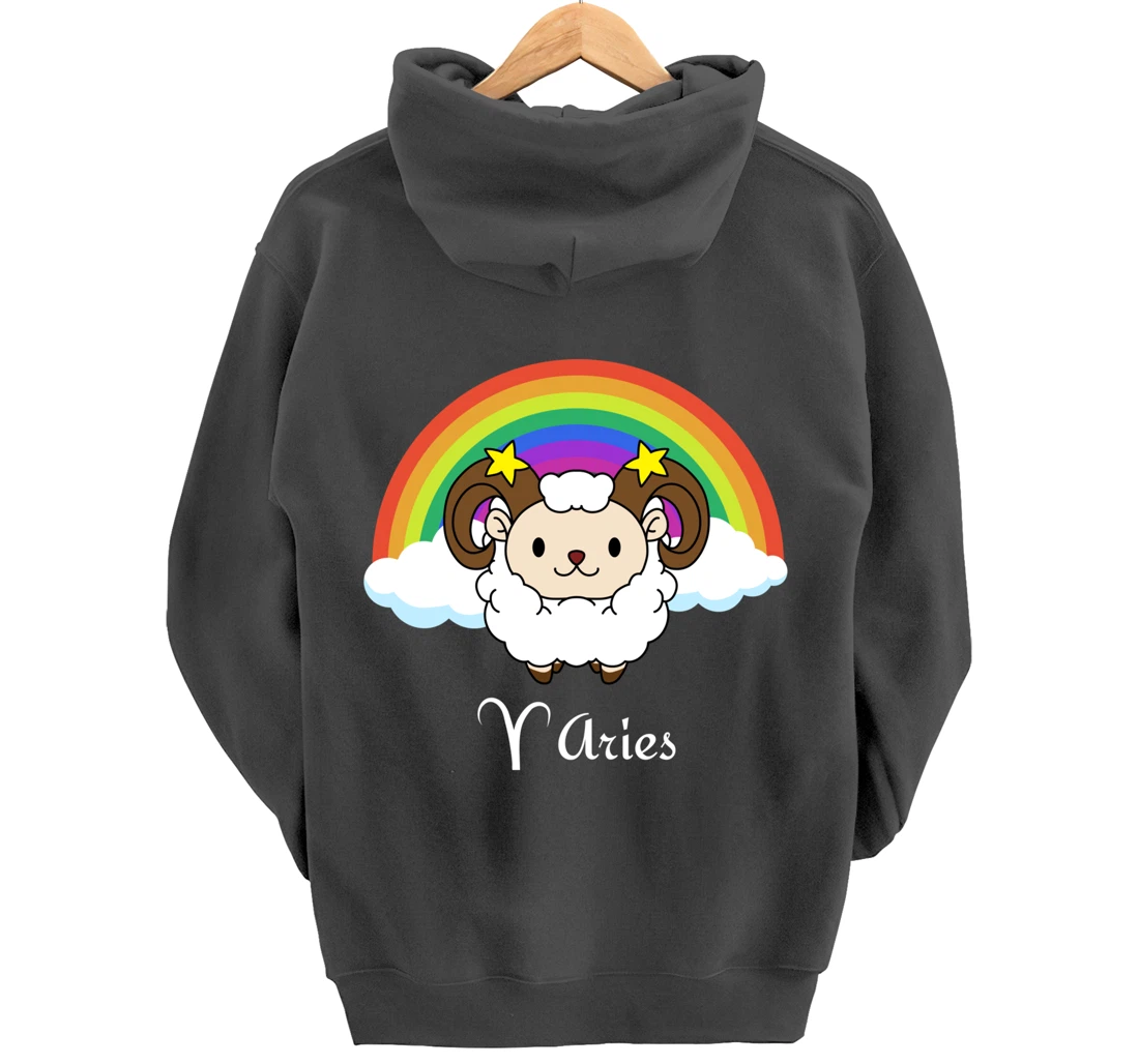 LGBT Gay Lesbian Pride Aries Horoscope Zodiac Astrology Pullover Hoodie