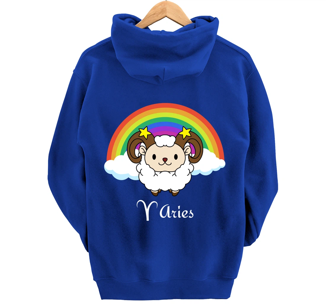 LGBT Gay Lesbian Pride Aries Horoscope Zodiac Astrology Pullover Hoodie
