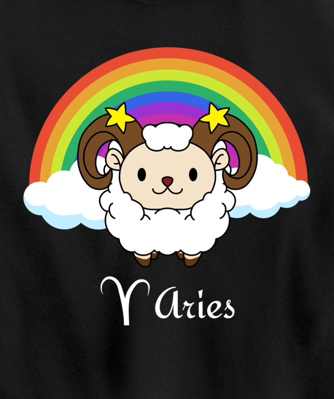LGBT Gay Lesbian Pride Aries Horoscope Zodiac Astrology Pullover Hoodie