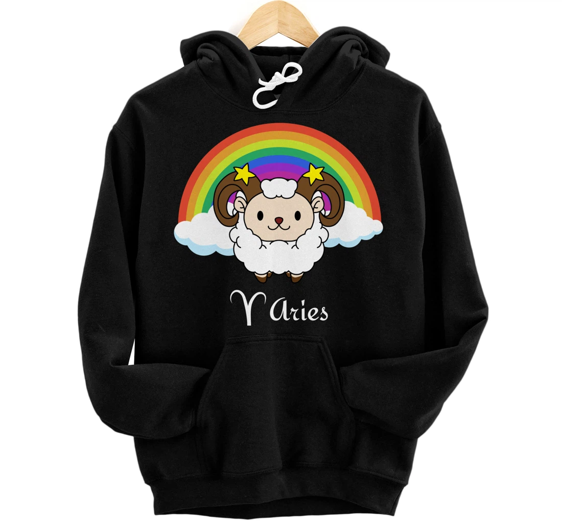 LGBT Gay Lesbian Pride Aries Horoscope Zodiac Astrology Pullover Hoodie