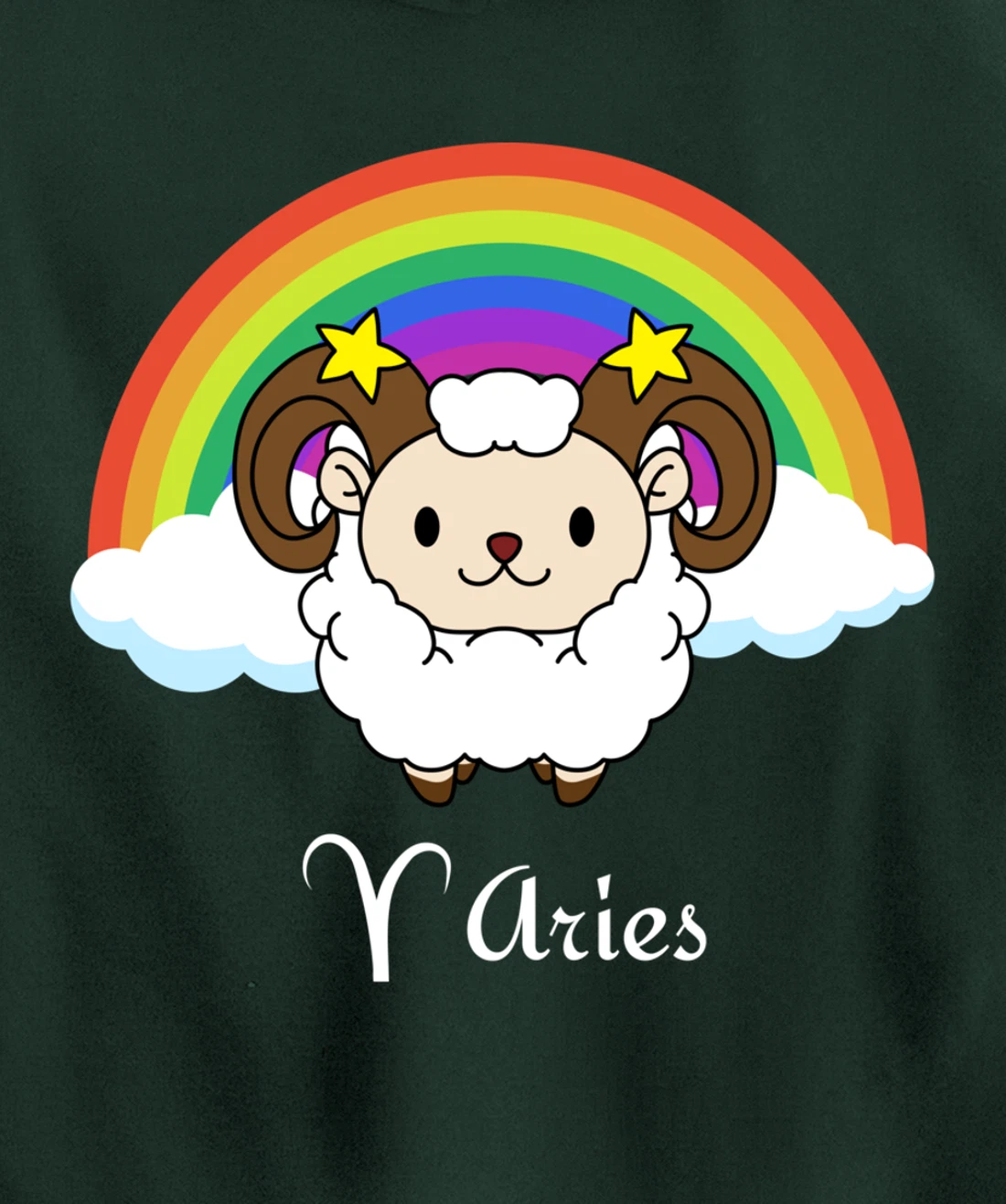 LGBT Gay Lesbian Pride Aries Horoscope Zodiac Astrology Pullover Hoodie