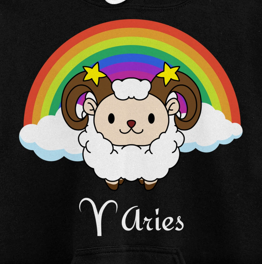 LGBT Gay Lesbian Pride Aries Horoscope Zodiac Astrology Pullover Hoodie