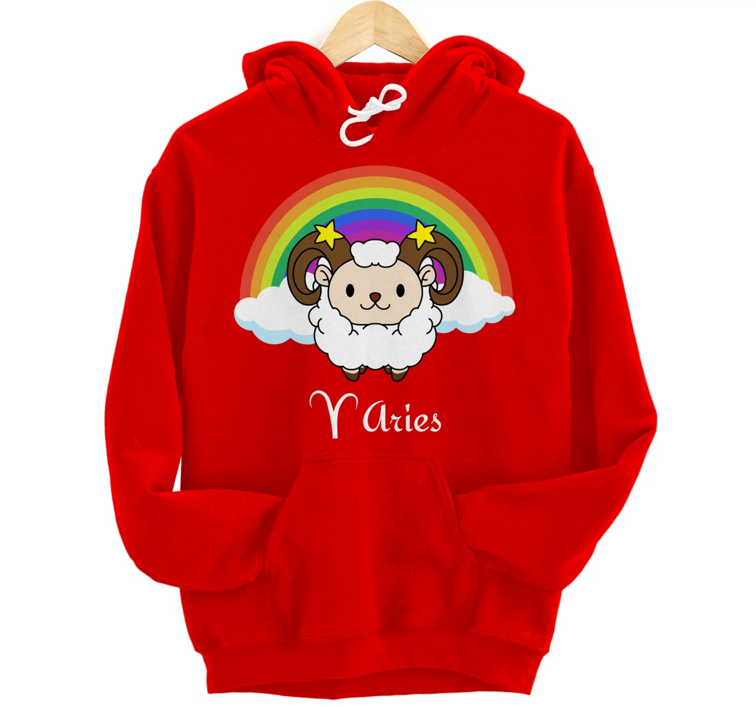 LGBT Gay Lesbian Pride Aries Horoscope Zodiac Astrology Pullover Hoodie