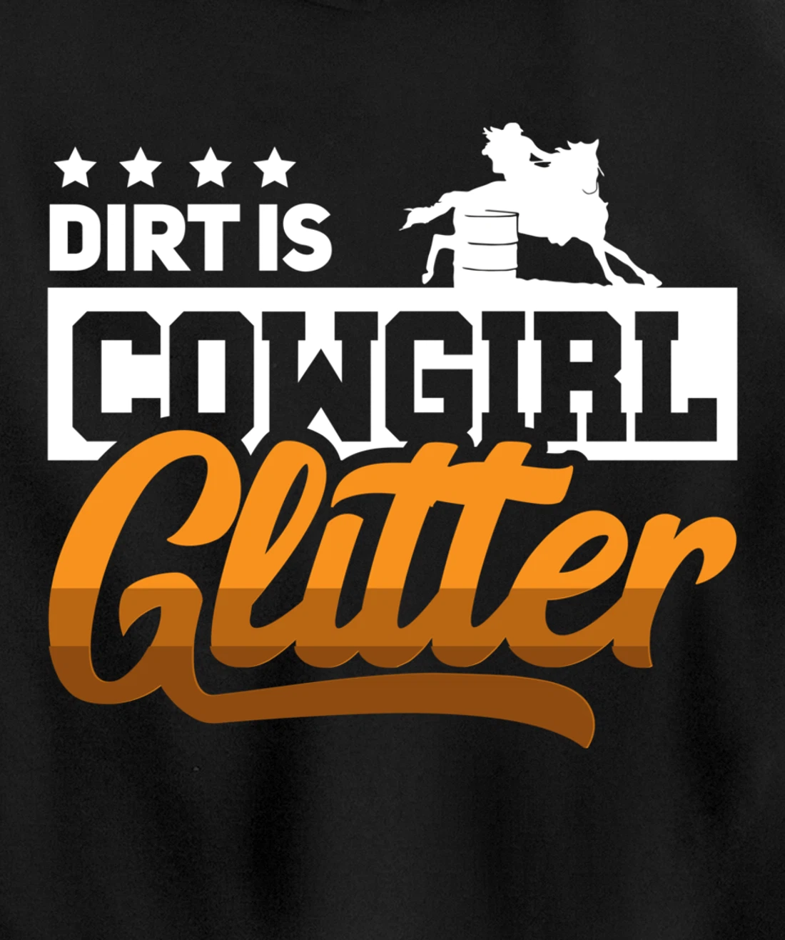 Barrel Race Horse Racer - Barrel Racing Show Pullover Hoodie