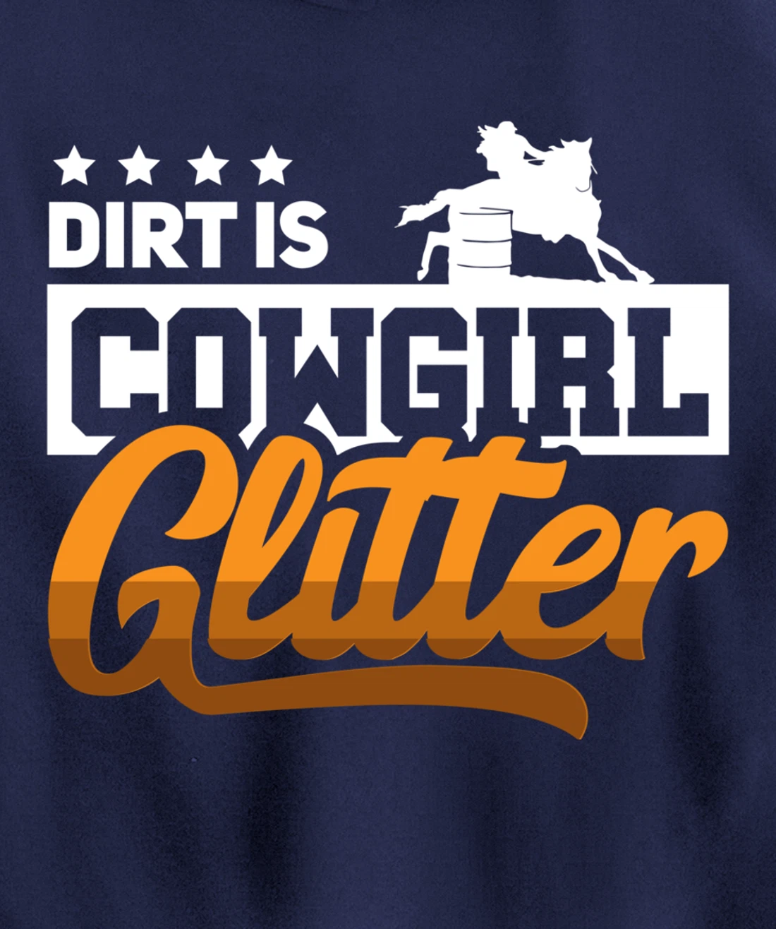 Barrel Race Horse Racer - Barrel Racing Show Pullover Hoodie