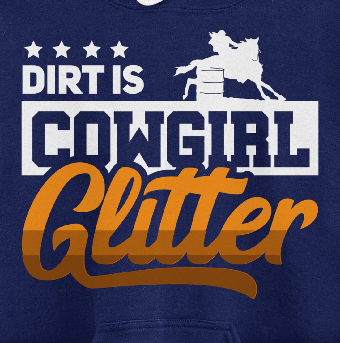 Barrel Race Horse Racer - Barrel Racing Show Pullover Hoodie