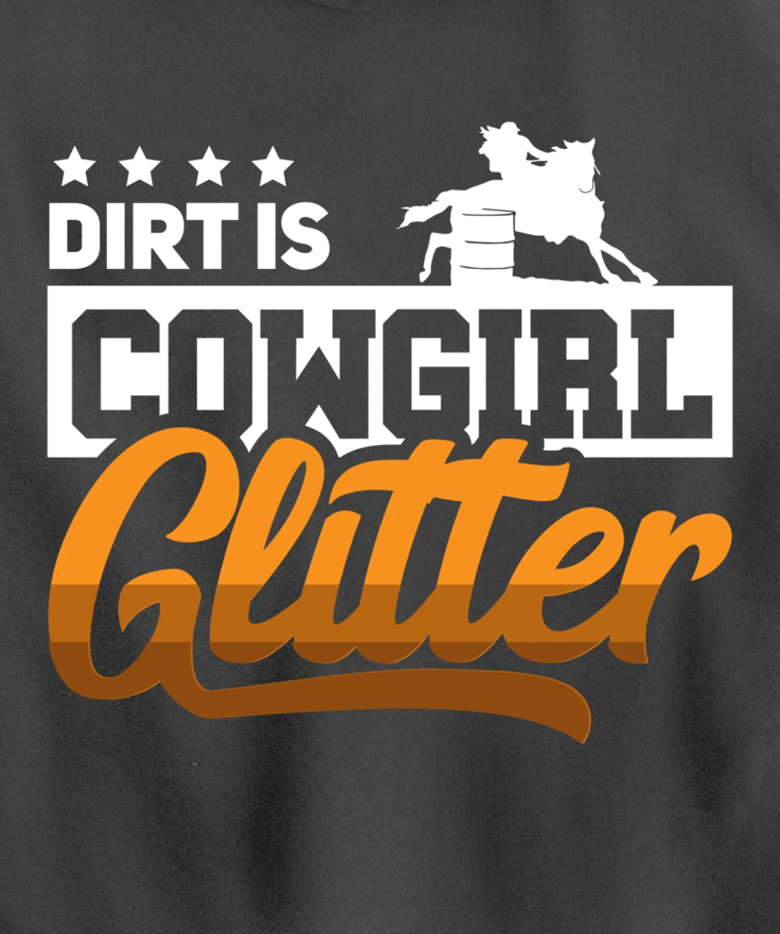 Barrel Race Horse Racer - Barrel Racing Show Pullover Hoodie