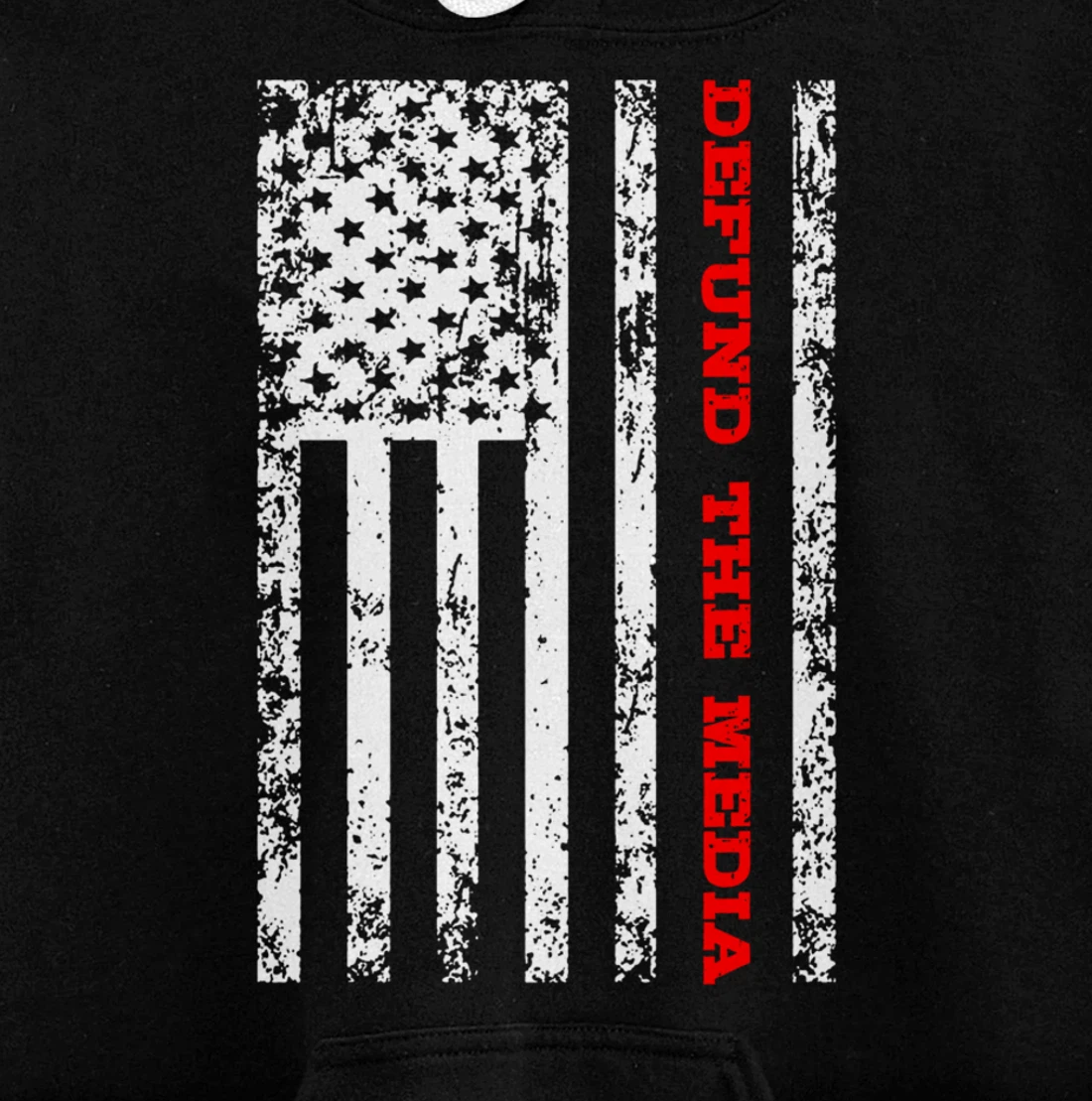 Defund The Media Pullover Hoodie