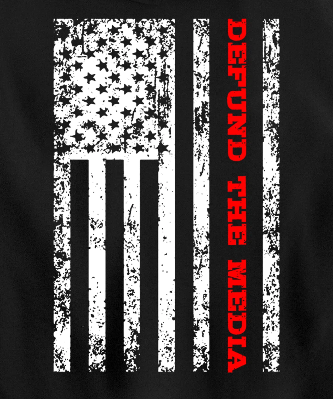 Defund The Media Pullover Hoodie