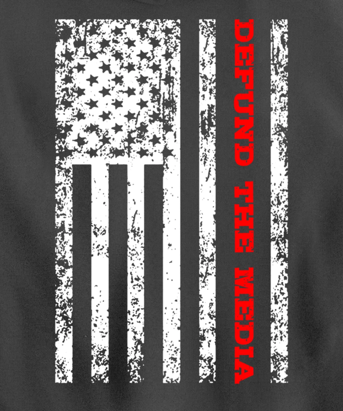 Defund The Media Pullover Hoodie