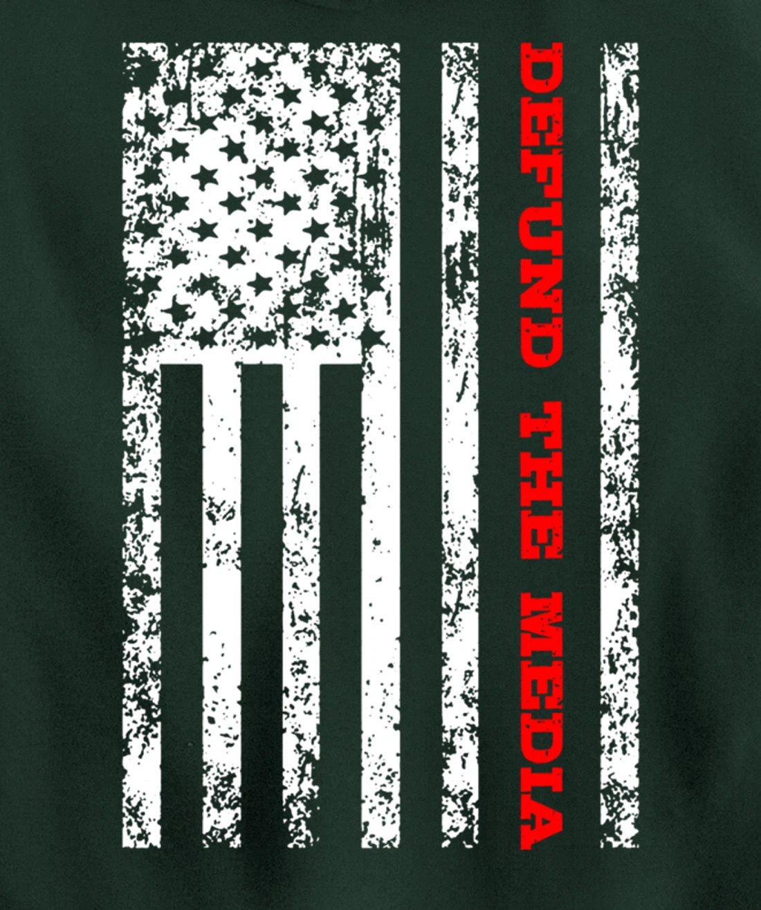 Defund The Media Pullover Hoodie